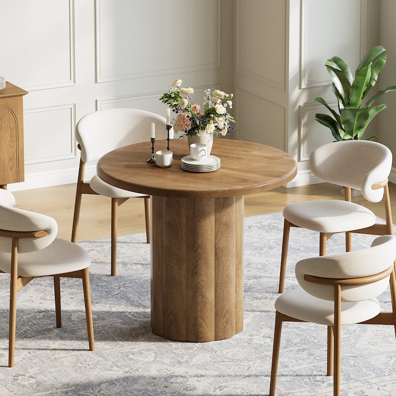 31.5-Inch Small Kitchen Table with Sturdy Base