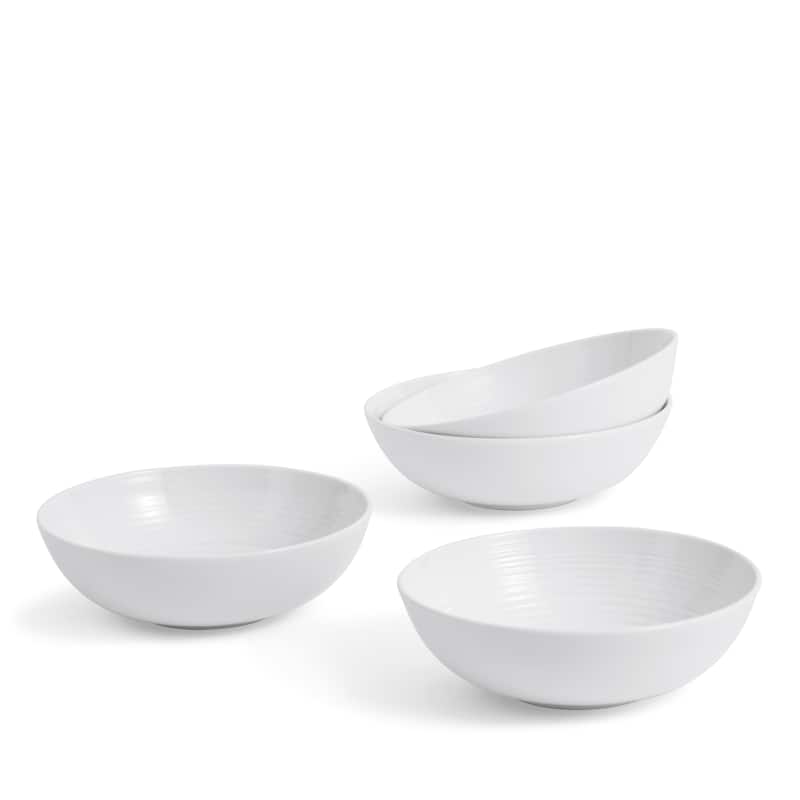 Royal Doulton Exclusively for Gordon Ramsay Maze Cereal Bowl 7in, Set of 4 - White