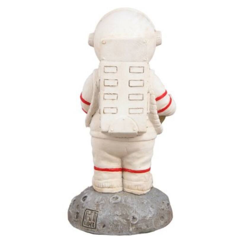 10" Astronaut Standing on Moon Outdoor Garden Statue