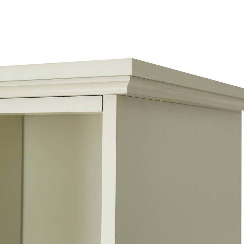 Traditional Style Entryway Hall Tree with Cushion Storage Bench/3 Coat Hanger/3 Shelves