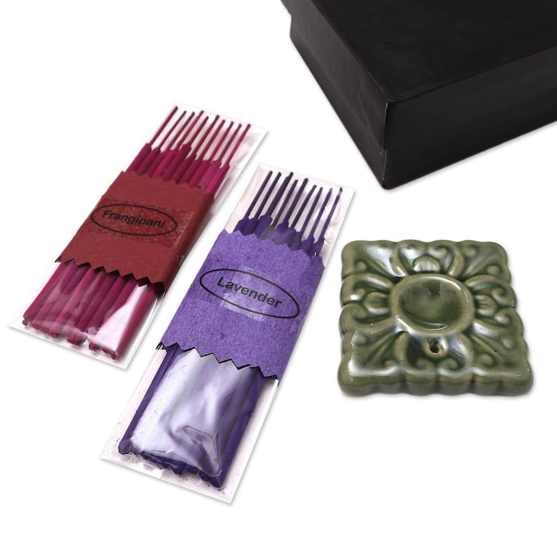 Novica Handmade Bali Flora Aromatherapy Gift Set