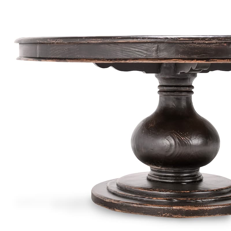 Beatriz Reclaimed Wood 60-inch Pedestal Dining Table by Kosas Home