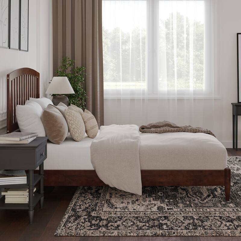 Quincy Solid Wood Low Profile Platform Bed