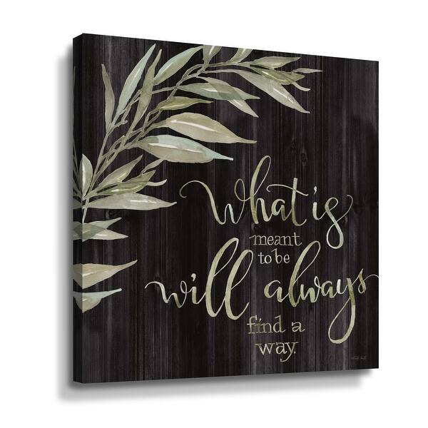What Is Meant To Be Gallery Wrapped Canvas Bed Bath & Beyond 34494428