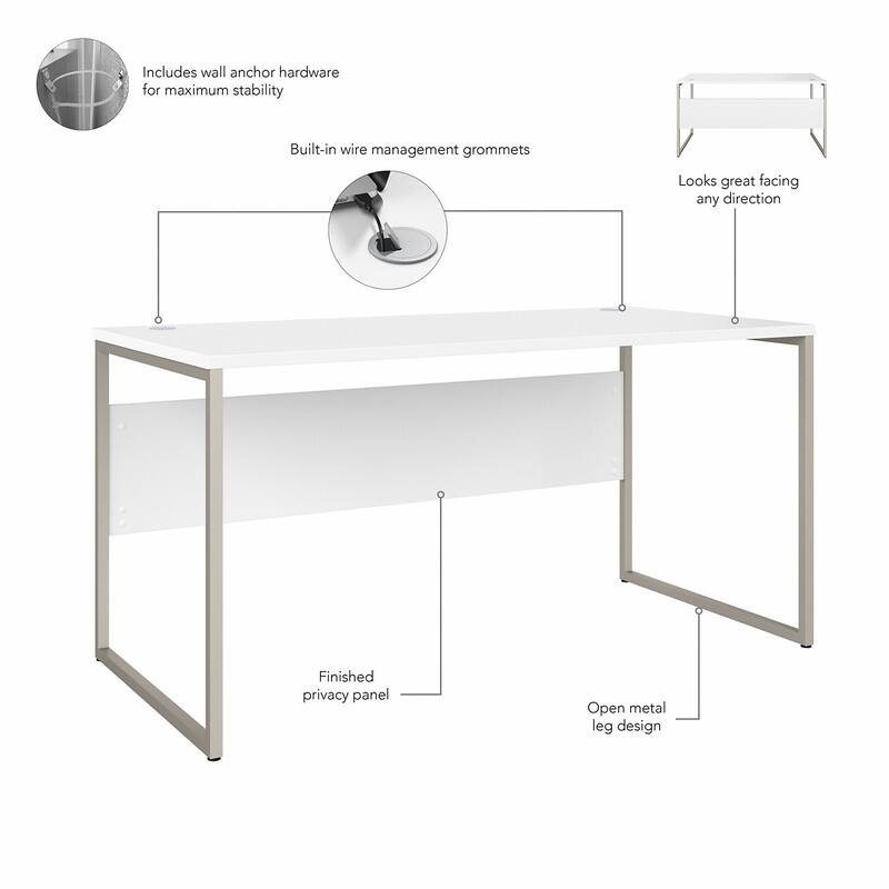 Hybrid 60W x 30D Computer Table Desk by Bush Business Furniture