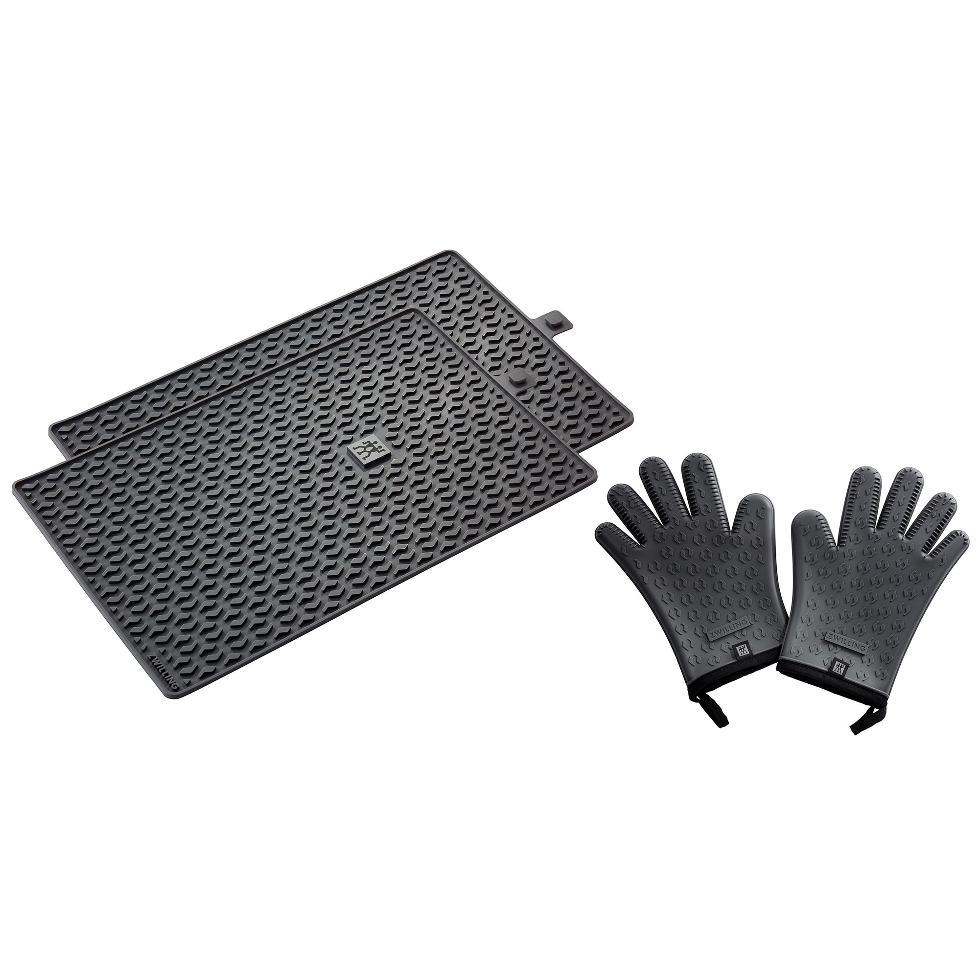 ZWILLING BBQ+ Silicone Grill & Gloves Set - Charcoal - Bed & Beyond - 38367206
