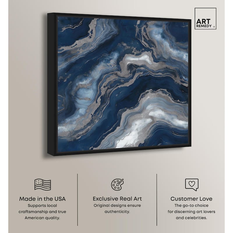 Deep Sea Geode I Canvas by Art Remedy