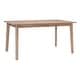 preview thumbnail 9 of 16, Linon Dolan Solid Rubberwood 60-inch Dining Table