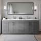 Option Dark Gray / Giotto Quartz Top / Brushed Nickel