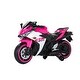 preview thumbnail 20 of 26, Electric Ride-On Motorcycle for Kids, 12V with Lighting Wheels, Manual Throttle, Foot Brake & Training Wheels, Ages 3-6 Pink