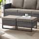 Option Brown Wicker / Grey Cusion
