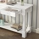 preview thumbnail 8 of 9, Console Table for Entryway with Storage Drawers and Shelf