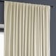 preview thumbnail 6 of 9, Exclusive Fabrics Extra Wide Heritage Plush Velvet Room Darkening Curtain (1 Panel)