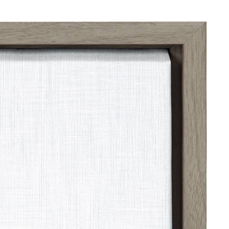 Kate and Laurel Sylvie Sloth Color Framed Canvas by Simon Te Tai