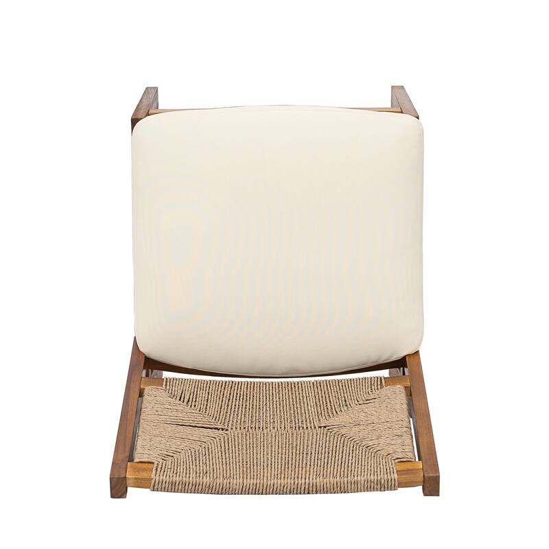 Christopher Knight Home - Outdoor Acacia Wood Dining Set with Handwoven Wicker and Expandable Table