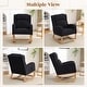 preview thumbnail 55 of 66, HOMYKA 27.3" Wide Rocking Chair for Nursery Room