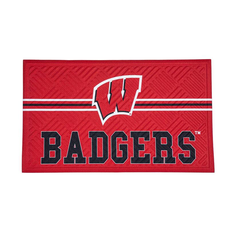 30 in. x 18 in. Embossed Mat, Cross Hatch, University of Wisconsin-Madison