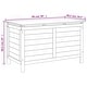 preview thumbnail 73 of 79, vidaXL Patio Storage Box with Lid for Outdoor Garden Furniture Solid Wood Fir