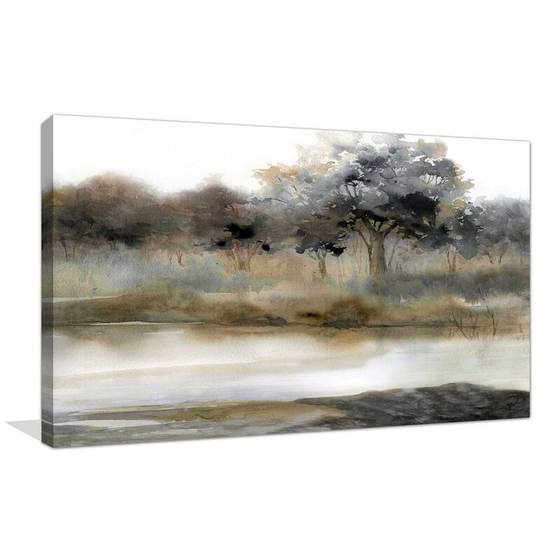 "Silent Waters II (Horizontal)" by Carol Robinson Print on Canvas