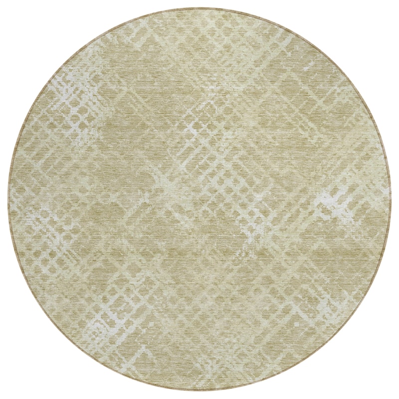 Machine Washable Indoor/ Outdoor Chantille Vintage Trellis Rug