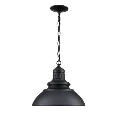 Adda Outdoor Hanging Lantern Powder Coated Black - Powder Coated Black