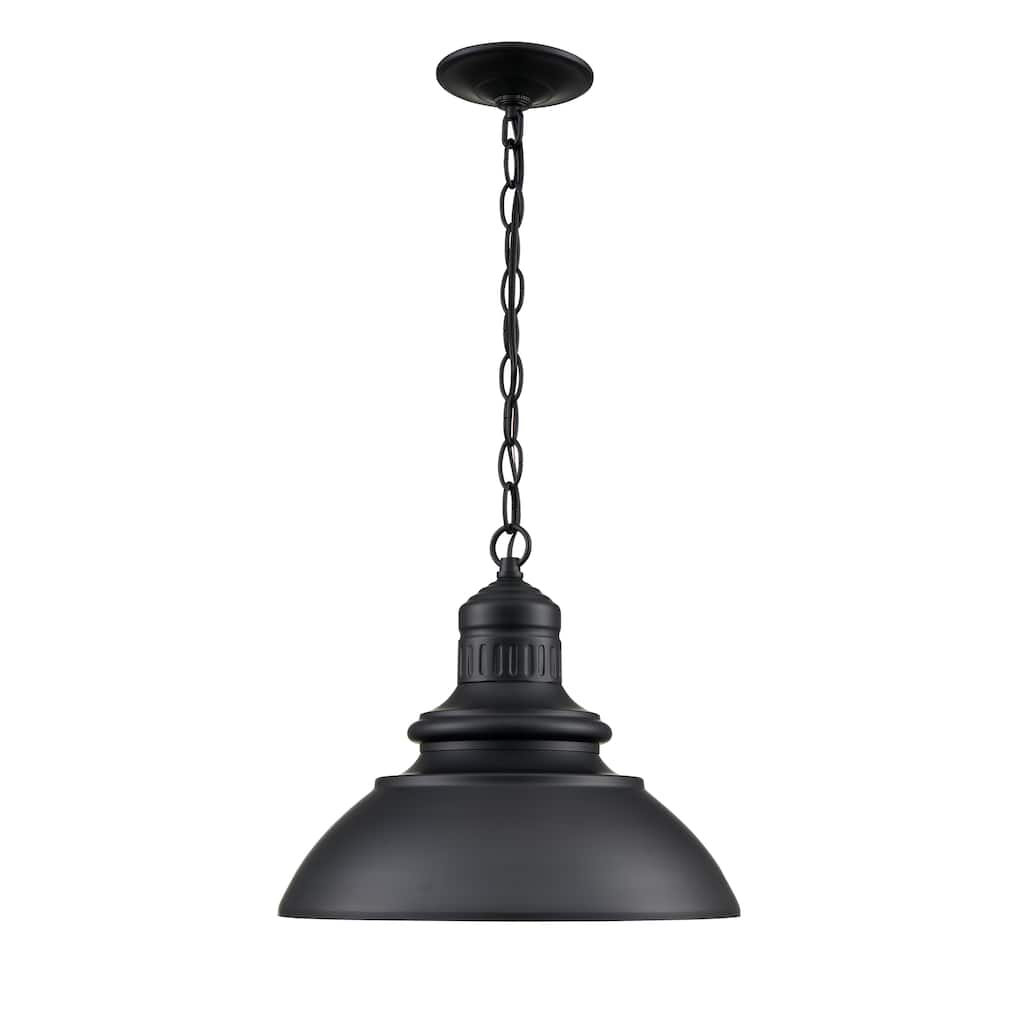 Adda Outdoor Hanging Lantern Powder Coated Black - Powder Coated Black