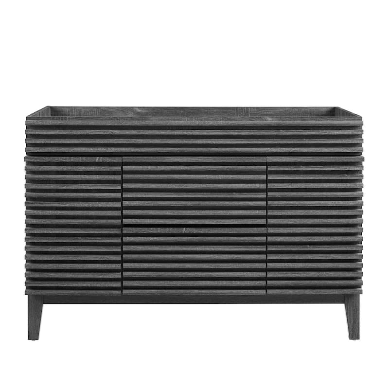Render 48" Single Sink Compatible (Not Included) Bathroom Vanity Cabinet