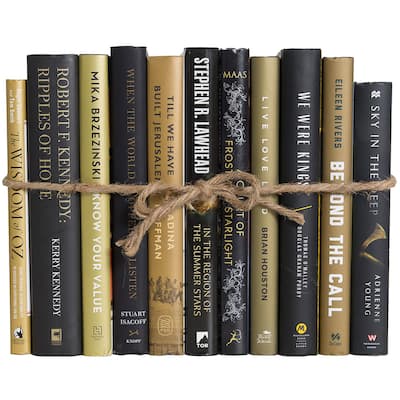 Books Black Decorative Accessories: Gilded Onyx Dust Jacket ColorPak