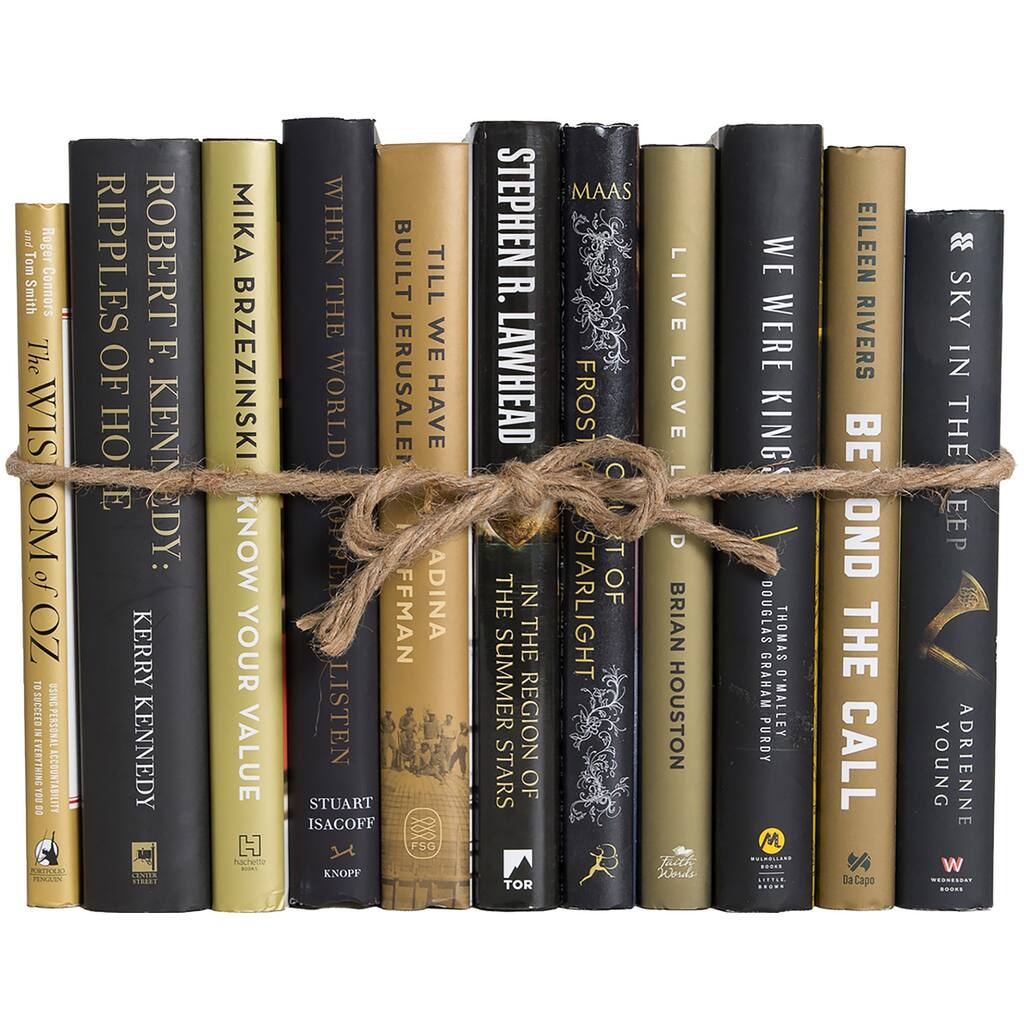 Books Black Decorative Accessories: Gilded Onyx Dust Jacket ColorPak