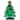 Celebrations LED Infinity Christmas Tree 30 in. Yard Decor