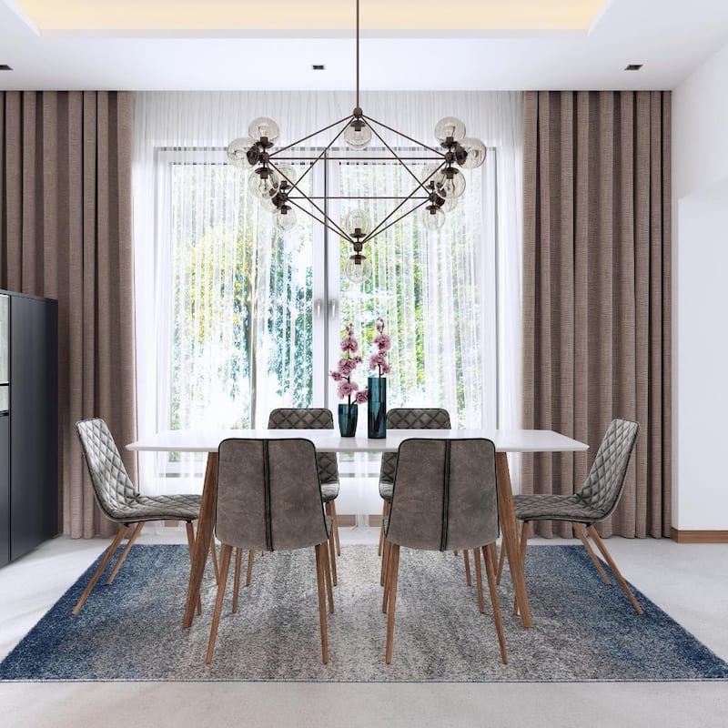 Luxe Weavers Modern Abstract Ombre Area Rug