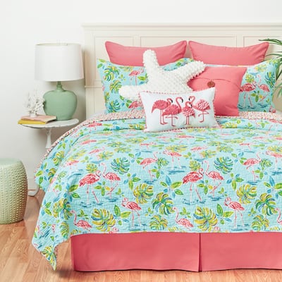Flamingo Garden Tropical Theme Mini Quilt Set
