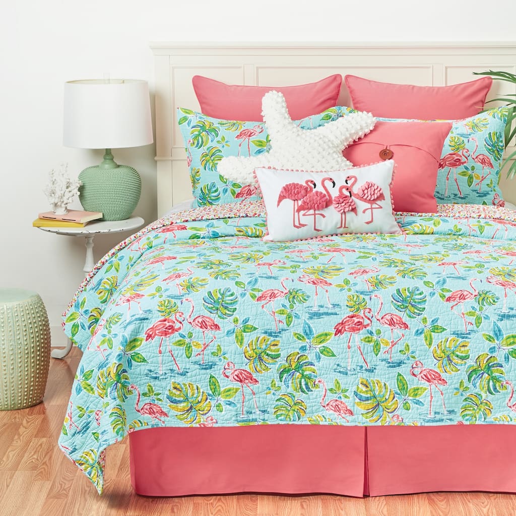Flamingo Garden Tropical Theme Mini Quilt Set