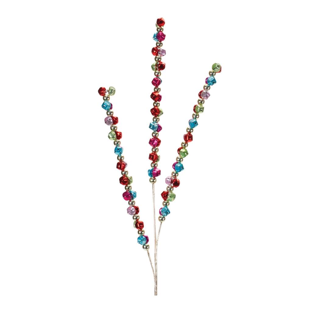 Jingle Bell Christmas Sprays - 32" - Set of 2