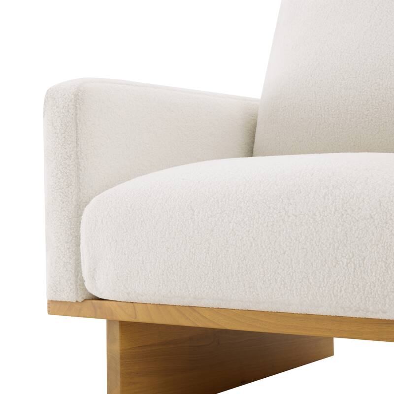 Modern Minimalist Accent Chair by Harper&Bright Designs