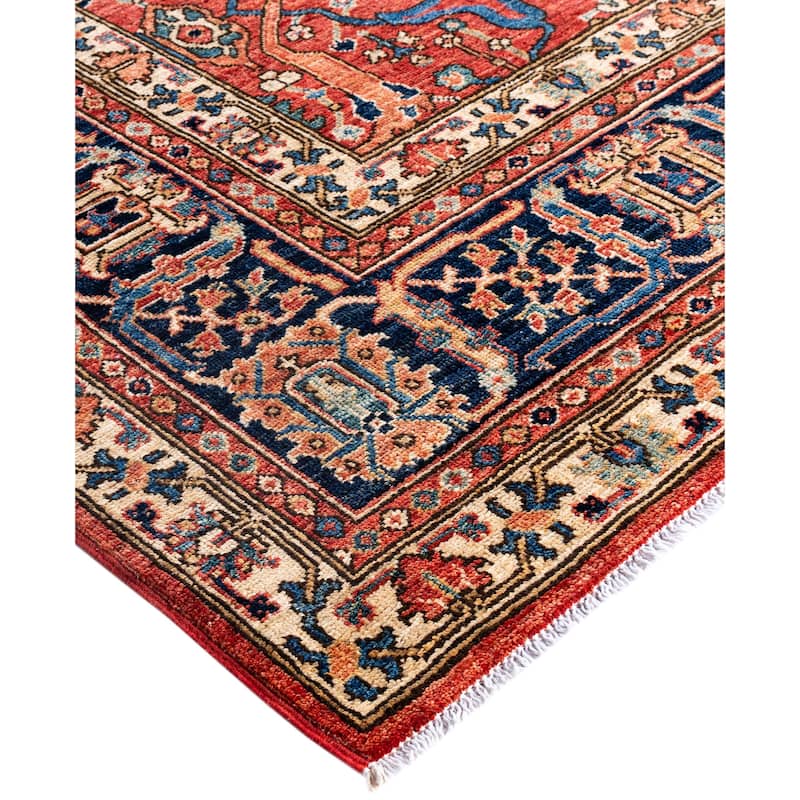 Serapi One-of-a-Kind Hand-Knotted Area Rug - Red - 8' 3" x 10' 0"