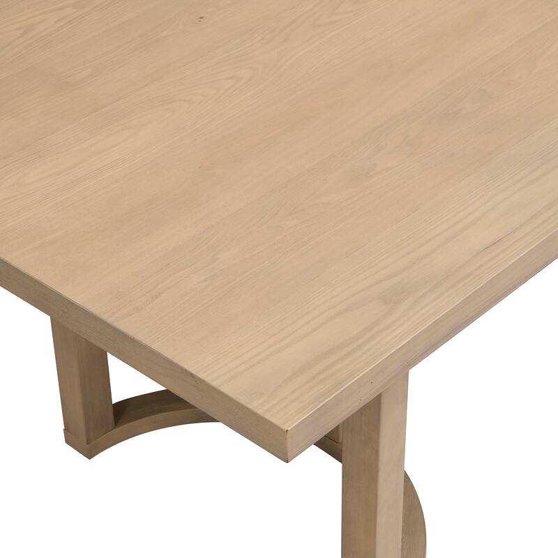Arkenis 7pc Dining Set with Cushioned Seat and Back, Rubberwood by Christopher Knight Home