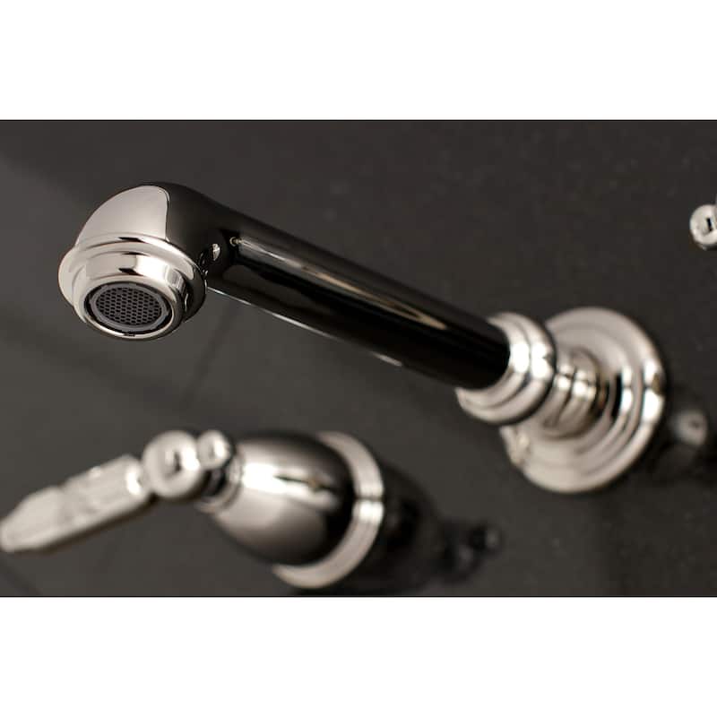 Kingston Brass Georgian 3-Hole Wall Mount Roman Tub Faucet