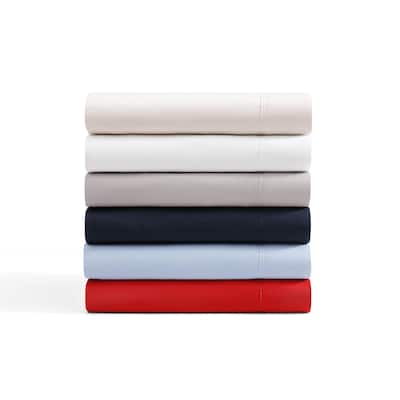 Tommy Hilfiger Solid Percale Cotton Sheet Set