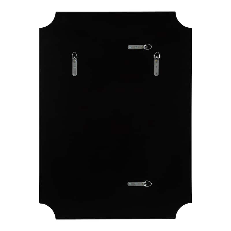 Kate and Laurel Healey Decorative Scallop Wall Mirror - 22x30