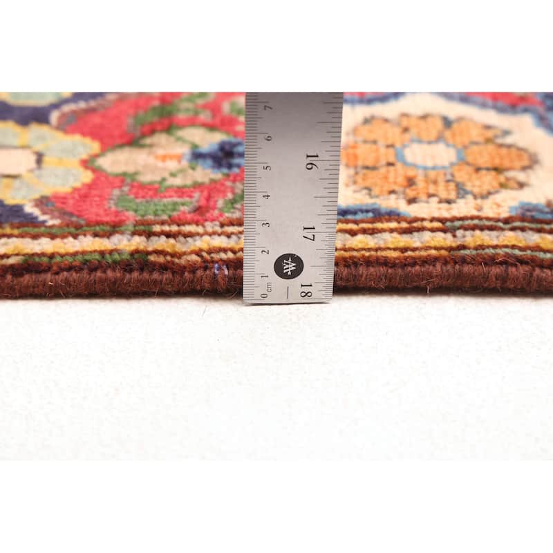 ECARPETGALLERY Hand-knotted Andelz Multi Color Wool Rug - 4'4 x 6'8