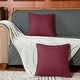 preview thumbnail 9 of 39, Subrtex Throw Pillow Simple Square Covers,2pcs