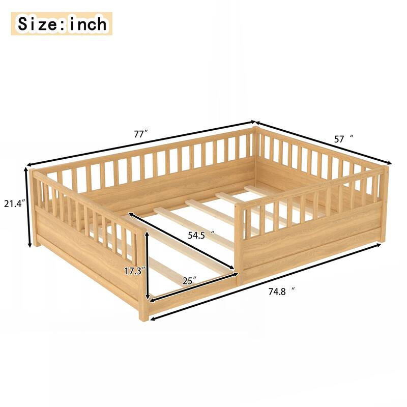 Full Size Floor Bed