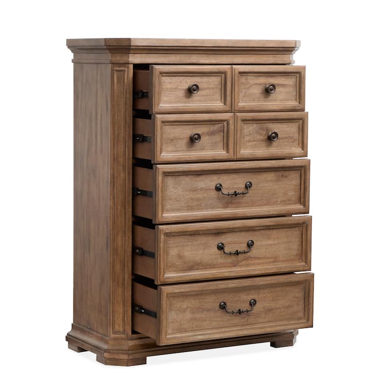 Magnussen Home Adler Court Florentine Walnut Drawer Chest