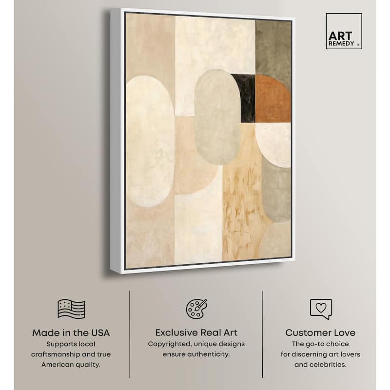 Overlapping Planes II Canvas by Art Remedy