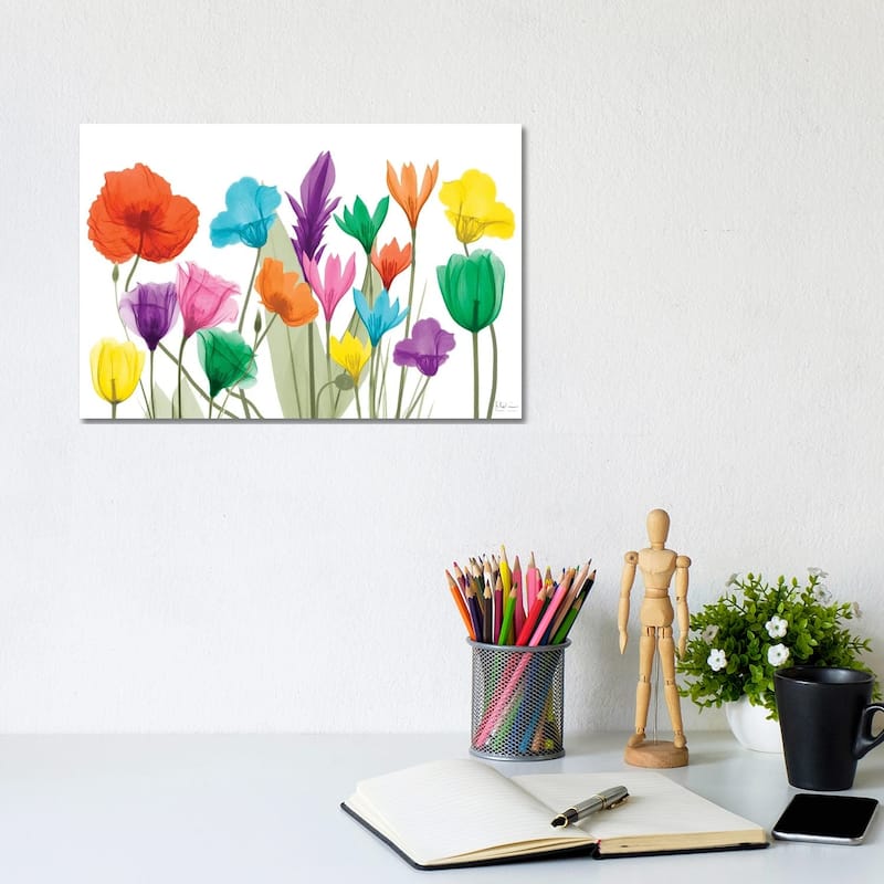 iCanvas "Pretty Floral Jewels I" by Albert Koetsier Canvas Print - 8x12x0.75