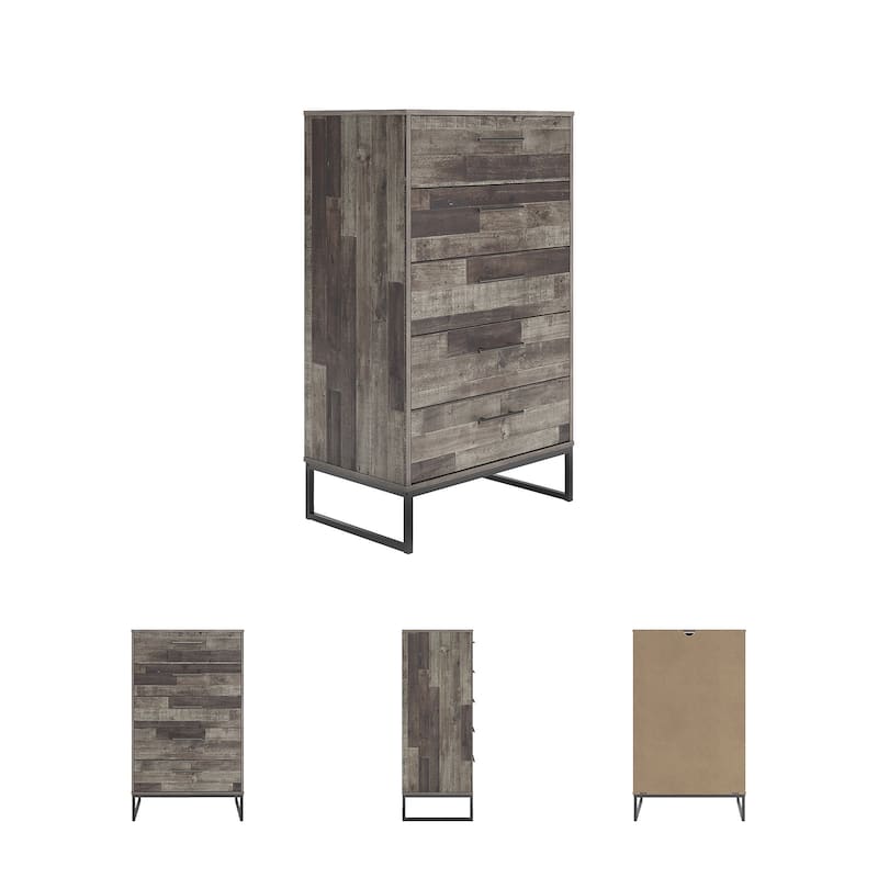 Signature Design by Ashley Neilsville Weathered Woodgrain Dresser