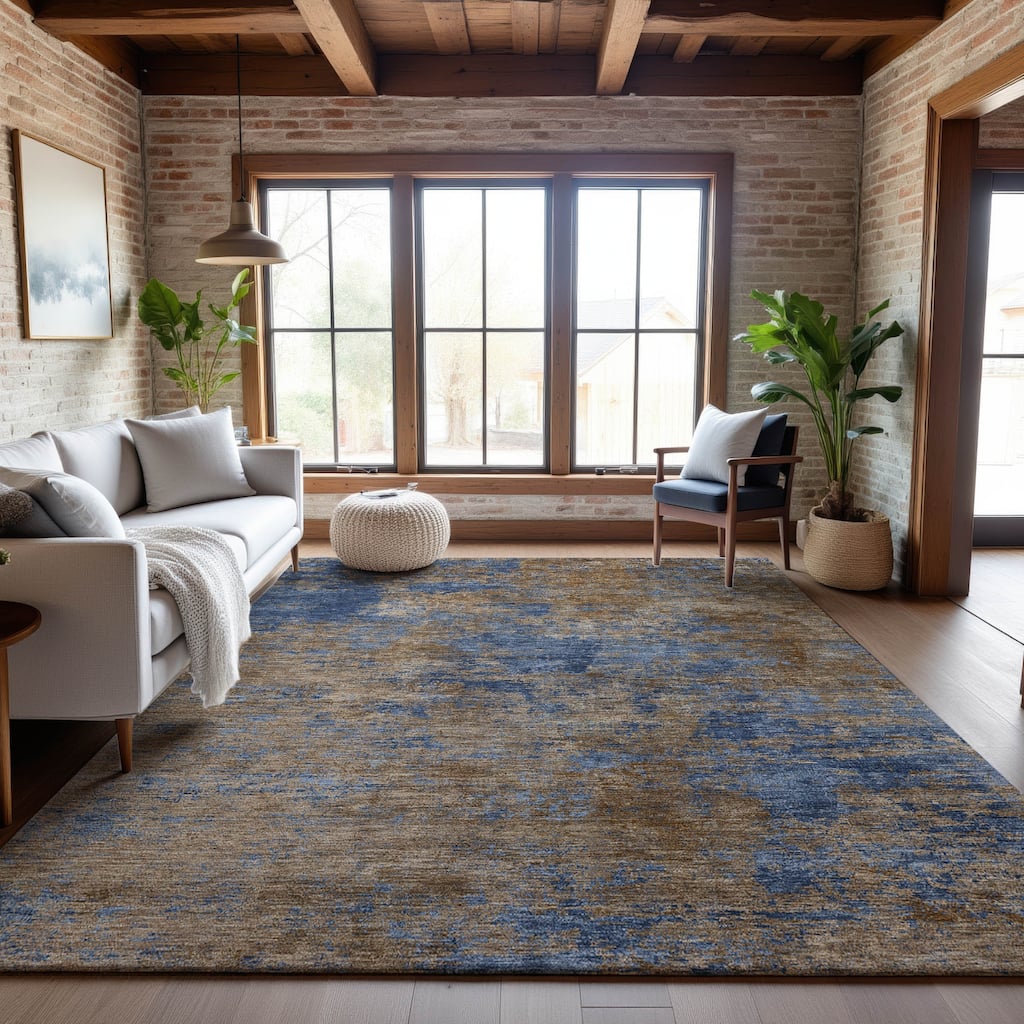 Premium Washable Super Soft Abstract Contemporary Mayfield Rug