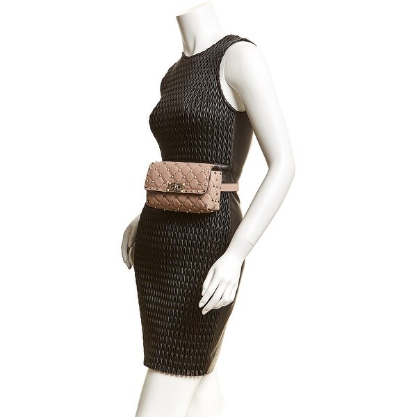 valentino rockstud spike belt bag