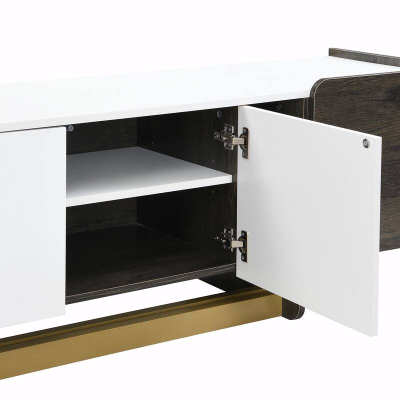 66.7'' Light Luxury TV Stand for TVs Up to 70 Inches